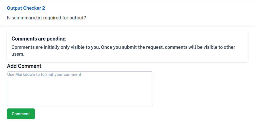 Tree for a returned request